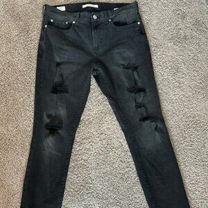 PacSun Slim Ripped Black Jeans – Size 30x32